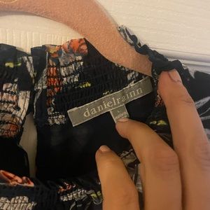 Beautiful floral summer blouse